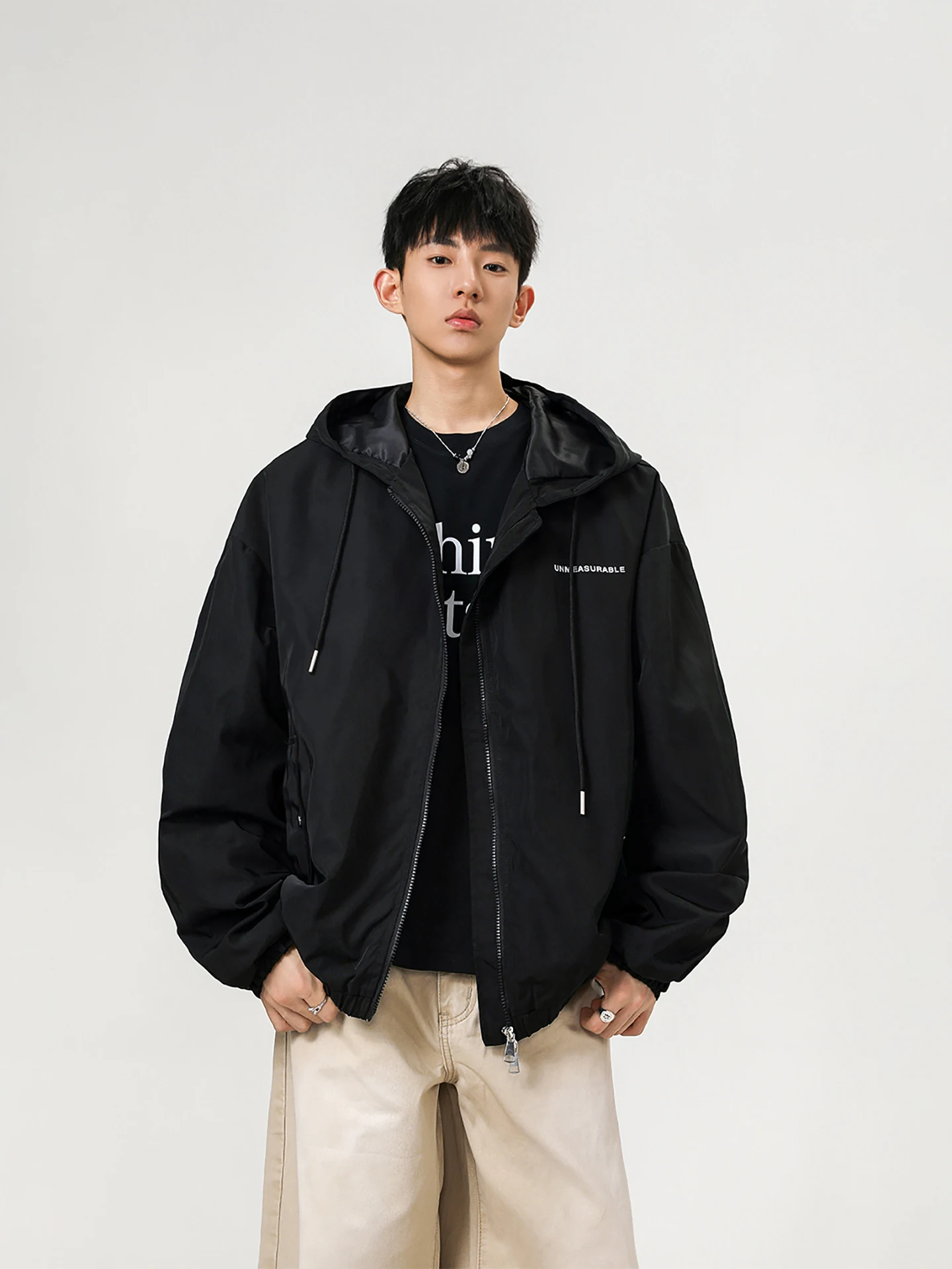 

Boyue японская плиссированная рабочая одежда с капюшоном Jaet ex повседневная ветрозащитная спортивная верхняя одежда для подростков и молодых взрослых