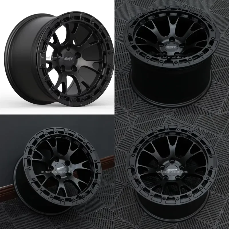 Rines Forjados Beadlock de 17 y 18 Pulgadas, Diseño Cóncavo Profundo, Personalizados para Carreras de Drag, para Challenger SRT Hellcat