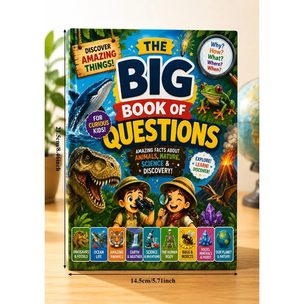 “Why Is The Sky Blue?” “How Do Volcanoes Work?” All Answers In One Book，I Gave This To My 7-Year-Old