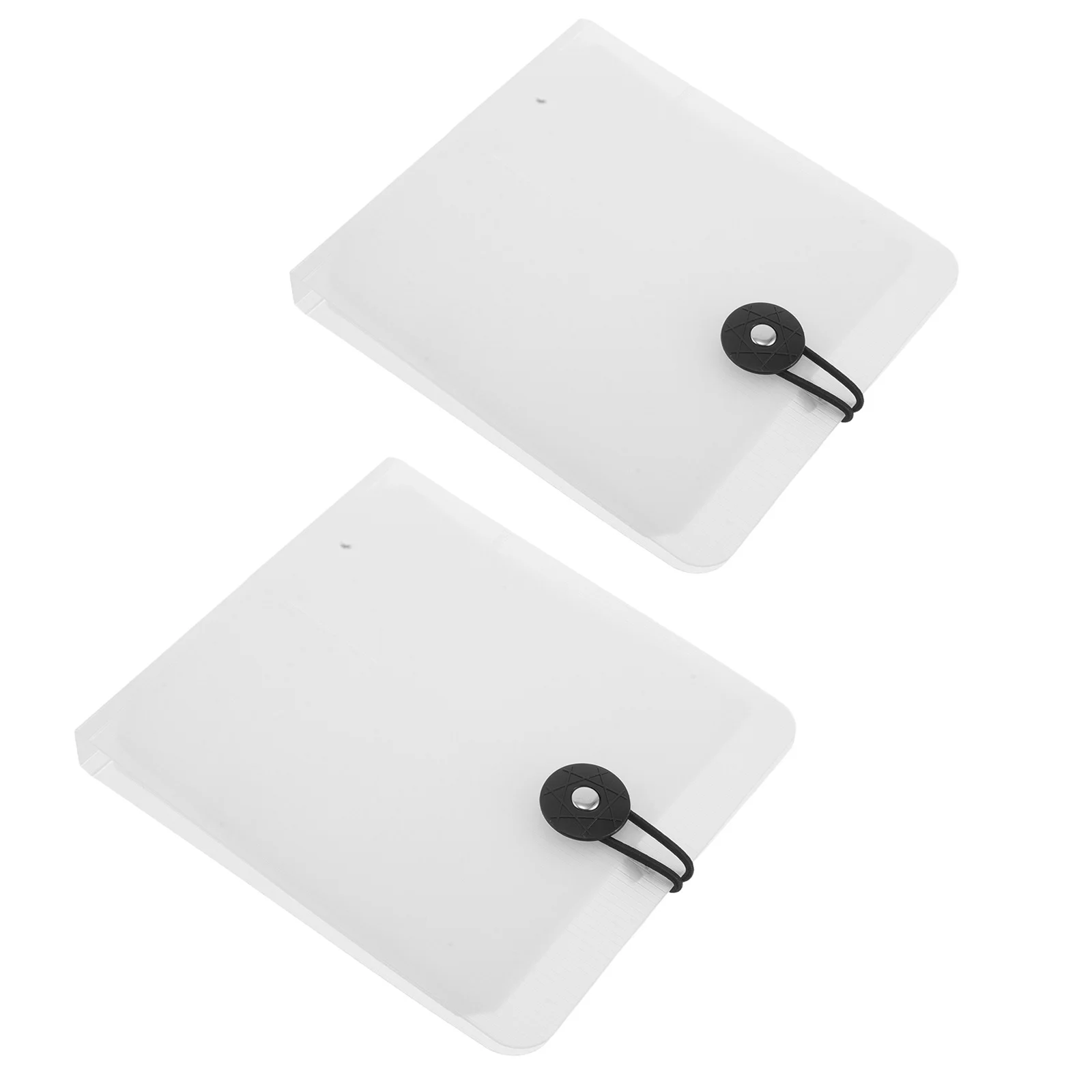 

2pcs Storage Binder Case 12 Slot Clear Plastic Cd Organizer Disc Holder For Cds Dvds Games Music Data - Cd Folder Sleeve