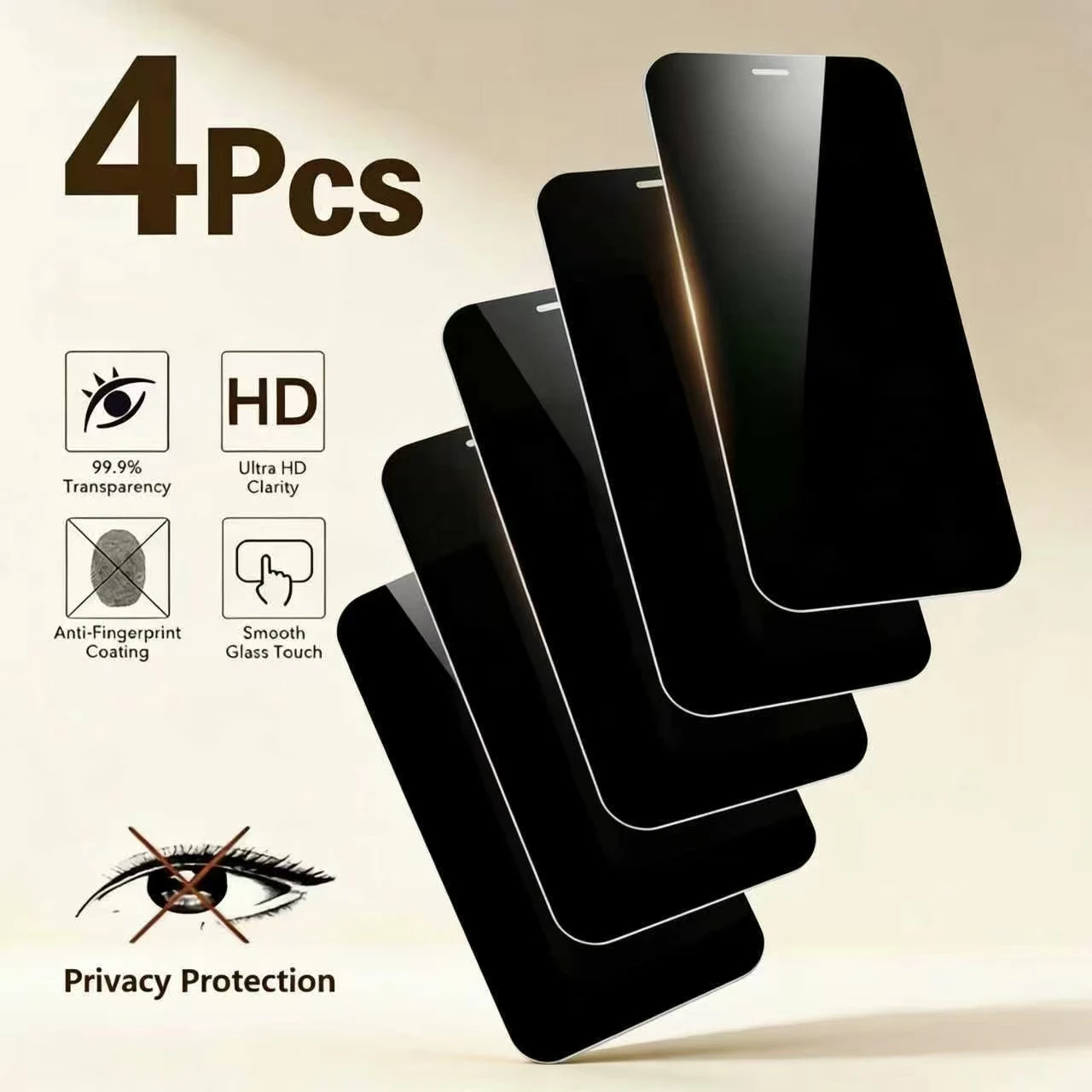 1-4 Stück Sichtschutzfolien für Samsung A71 A72 A73 A26 A25 A36 A35 A33 A05S A56 5G A55 A54 A57 A16 A17 A15 A14 A13 A12