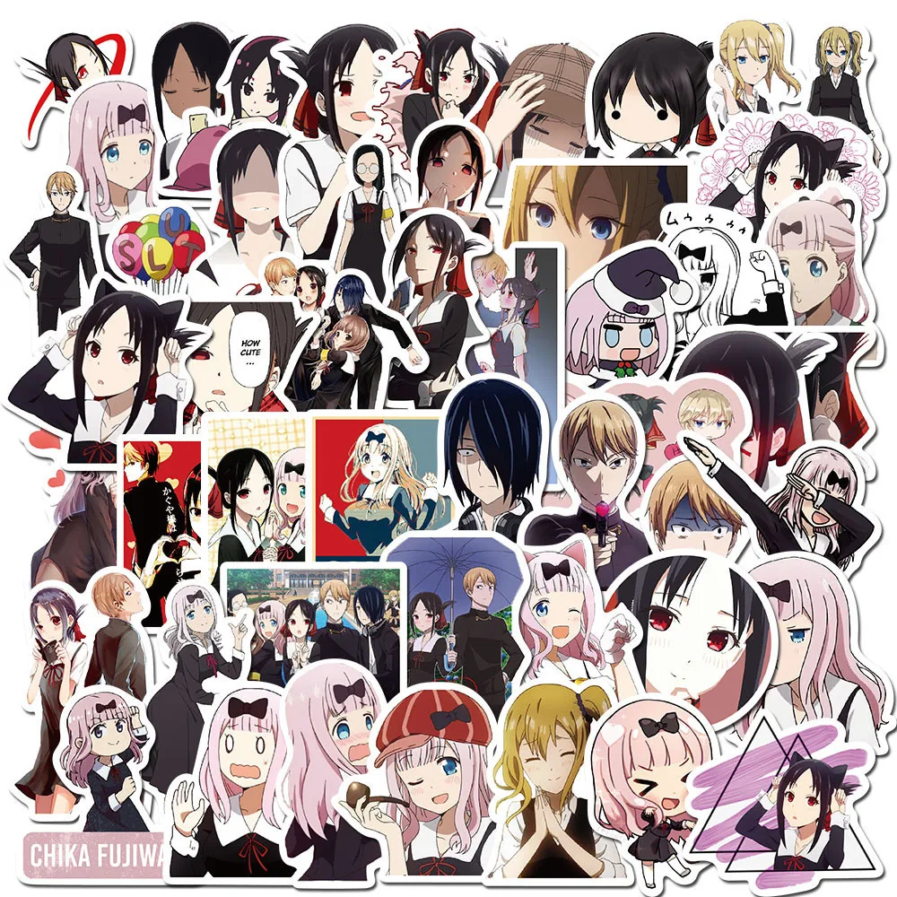 50pcs Anime Kaguya-sama Series Graffiti Stickers Suitable for Helmets Desktop Wall Decoration DIY Sticker Pack Wholesale