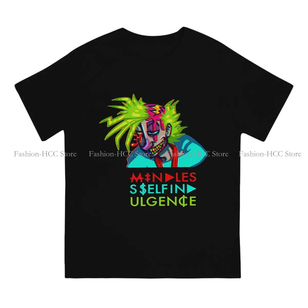 Mindless Self Indulgence Funny Head. T Shirt Polyester Punk Men Tees Summer Clothing Harajuku O-Neck TShirt