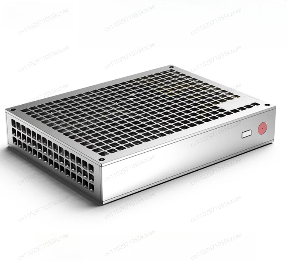 Ultra-Thin DC-MX2 ITX Chassis 1.8L, All Aluminum Half-Height Case with Precision Chamfered Edges