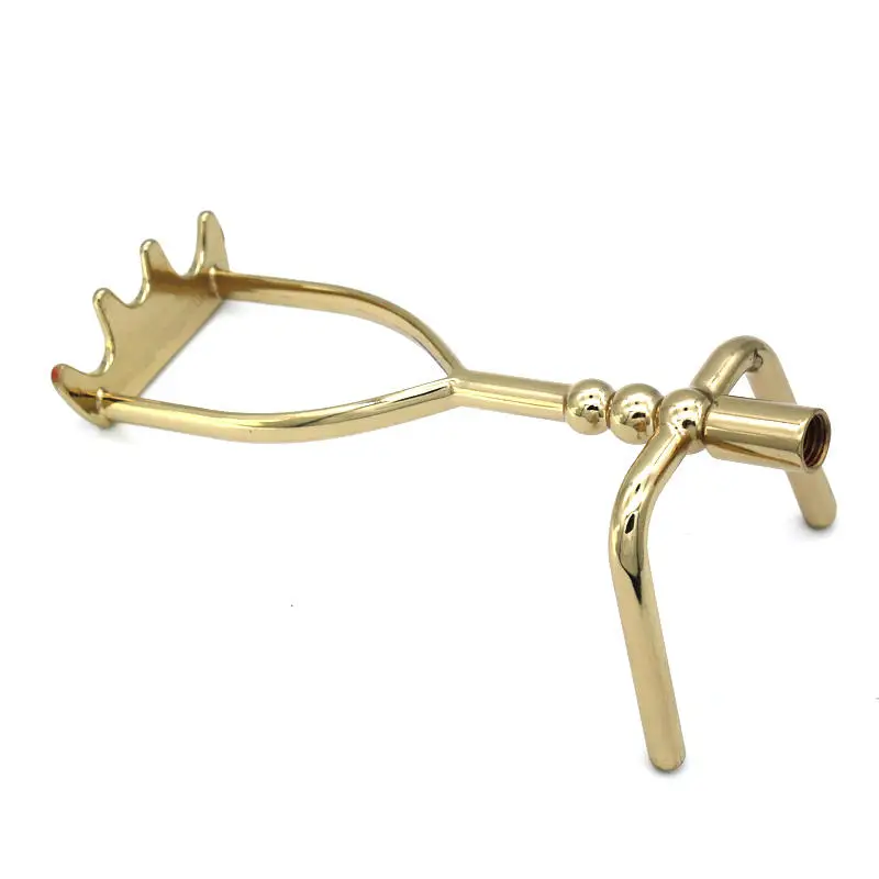 

Hot Sell Durable Metal Golden Color Pool Snooker Billiard Bridge Cue Stick Rest Head for Sale