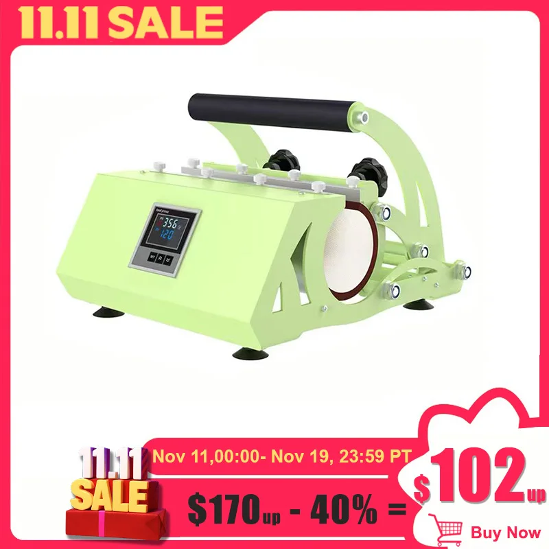 

2025 New Heat Transfer Baking Cup Machine Straight Through Single Station 30oz Mug Sublimation Printing Heat Press for Mugs DIY