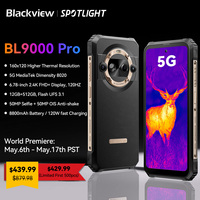 [World Premiere] Blackview BL9000 PRO 5G Rugged Smartphone 6.78'' FHD 12GB 512GB Infrared Imaging Camera FLIR 8800mAh Android 14