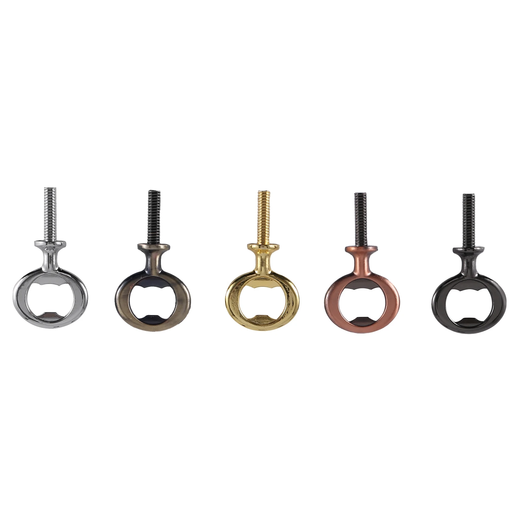 AT05-Wine Stopper,Blank Bottle Opener Chrome Bottle Stopper Opener Set Hardware For Wedding Wine Party Wood Turning DIY