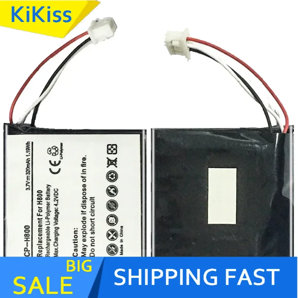 400mAh Battery 533-000067 for LOGITECH H800 533-000067 AHB472625PST 981-000337 Earphone Headphone