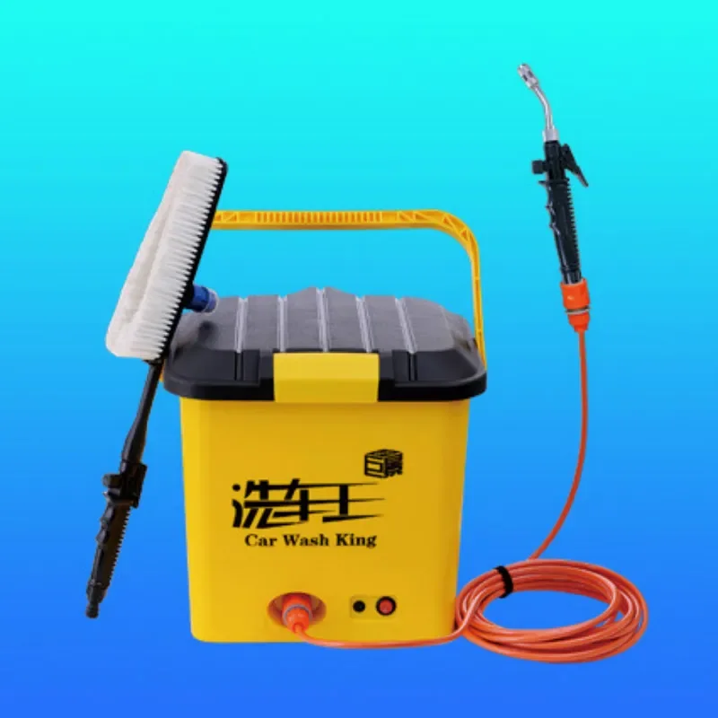 Portable Car Wash Equipment 25L Electric High Pressure 12V Motor Pump High Pressure Washer Foam Generator Car Wash portable