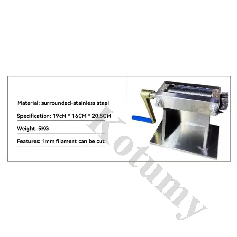 Tobacco Leaf Shredder Machine 0.7mm 1mm Tabletop Tangerine Peel Chopping Machine Herbal Cutting Shredding Machine