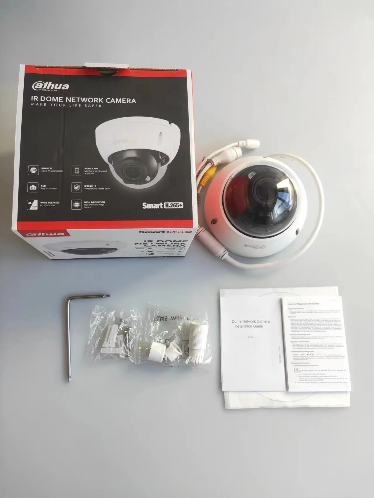 IPC-HDBW2531R-ZAS-S2 Dahua 5MP Lite IR Vari-focal 2.7mm ~ 13.5mm telecamera di rete Dome PoE H.265 IP67 rilevamento del movimento di protezione