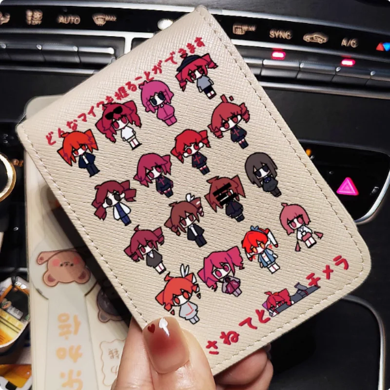 

Anime Kasane Teto Fashion Wallet PU Purse Card Cash Holder Bag Cosplay Gift B2281
