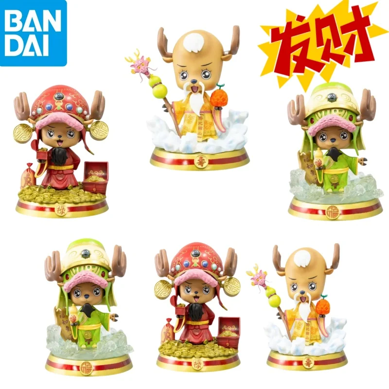 

Аниме ONE PIECE китайский Новый год благоприятная статуя Choba Fulushou GK модель в штучной упаковке настольный орнамент подарок