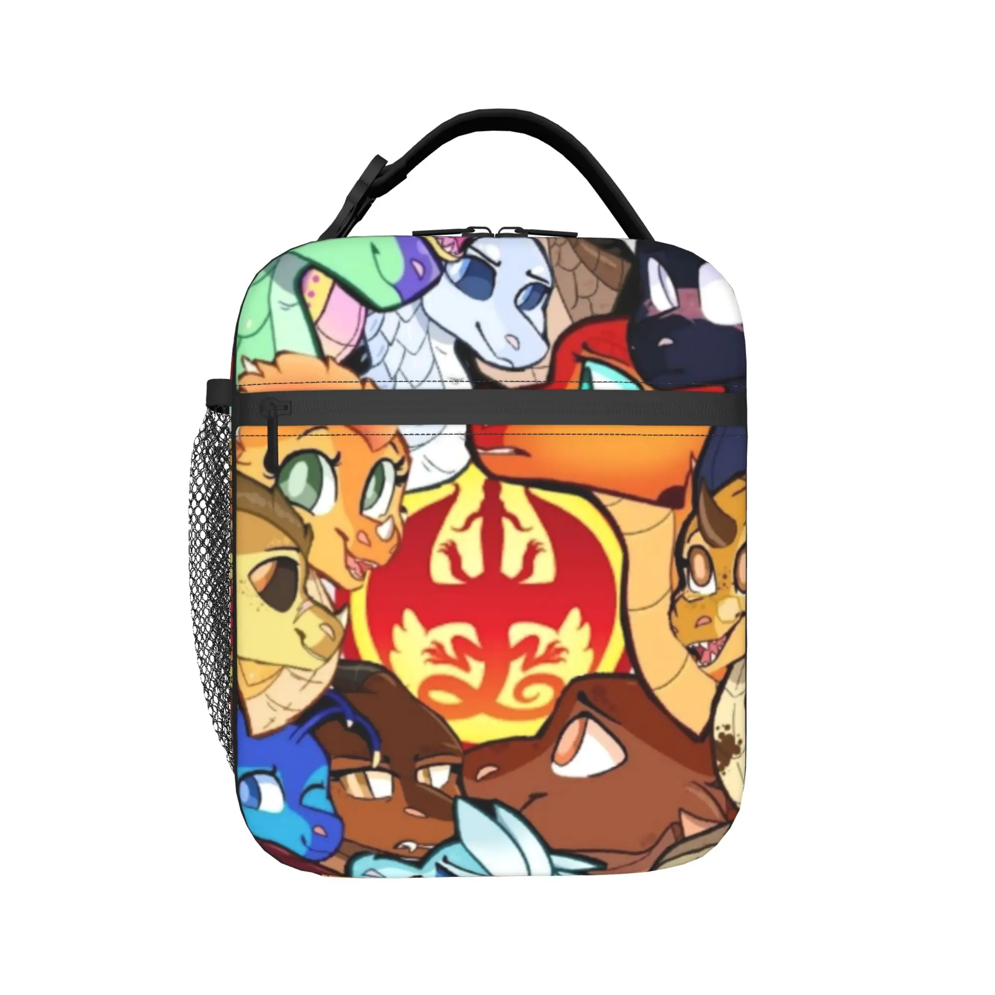 Insulated Lunch Boxes Wing Of Fire dragon Accessories  Food Box Unique Design Cooler Thermal Bento Box For Picnic