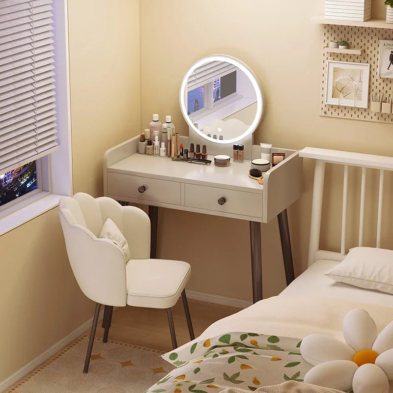 Piccola toeletta Protezione Decorazione Accessori Trucco Cassettiera Toaletka Z Lustrem Do Sypialni Mobili per la casa