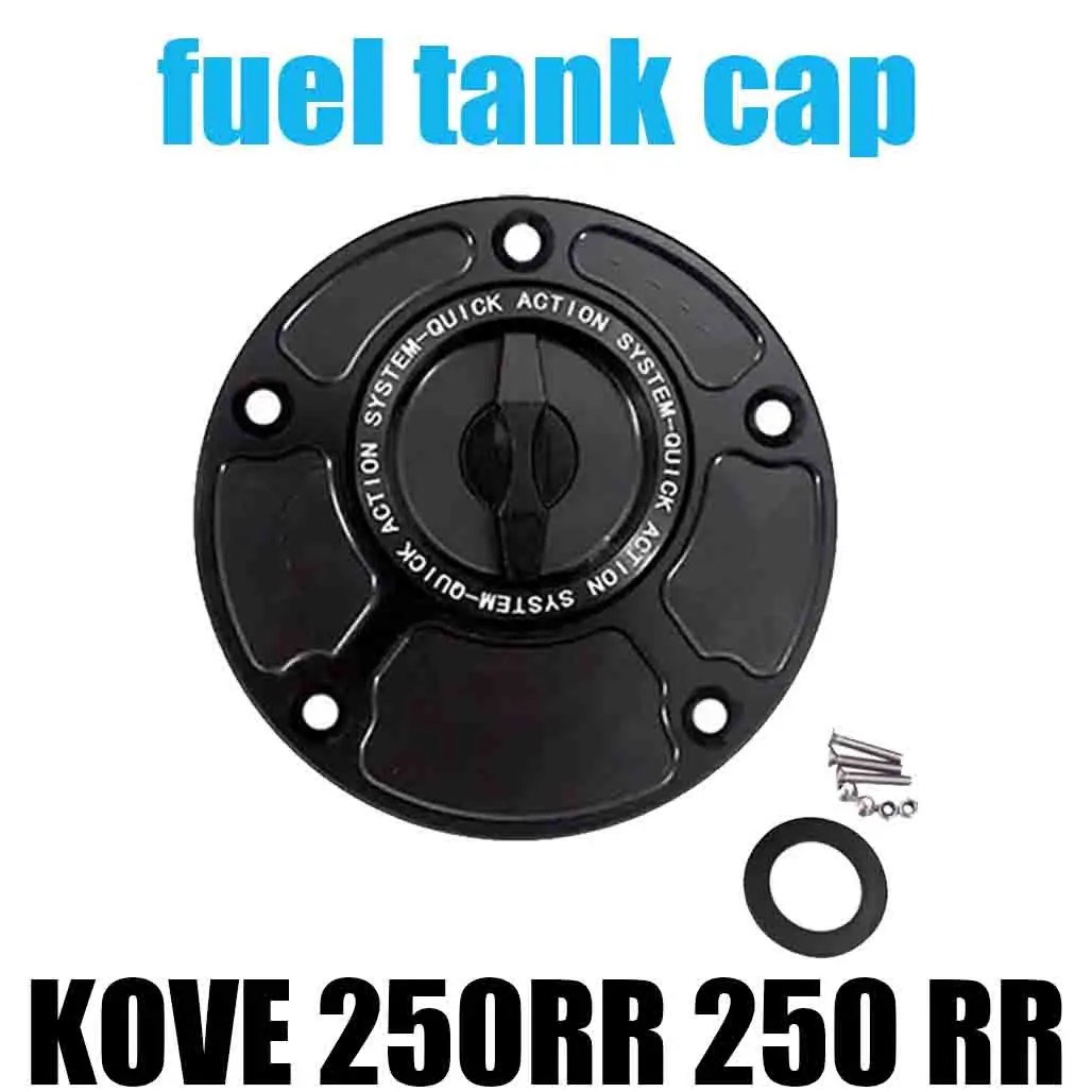 For KOVE 250RR 250 RR All-aluminum alloy modified quick-release fuel tank cover OIL cover fittings