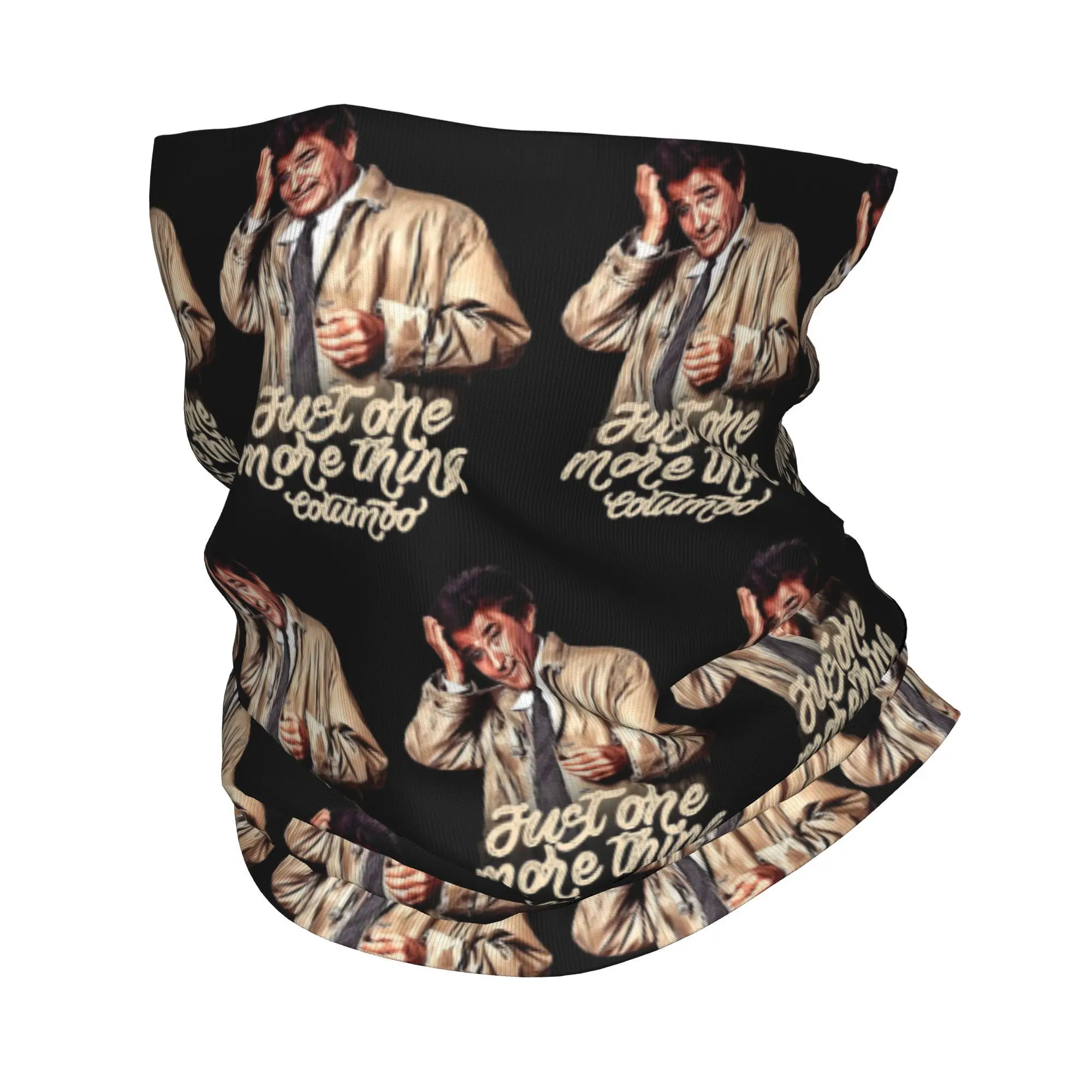 Columbo - TV Shows Bandana Neck Cover Printed Wrap Scarf Warm Face Mask Outdoor Sports Unisex Adult Winter