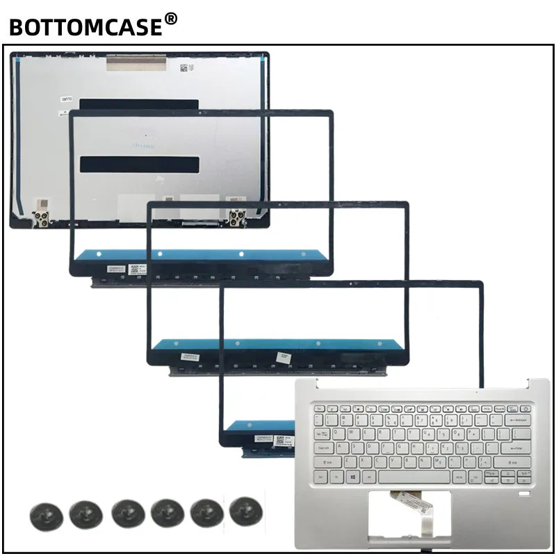 New For BOTTOMCASE® Swift 3 SF314-59 SF314-42 N19C4 Laptop LCD Back Cover / LCD Front Bezel/Palm rest with keyboard