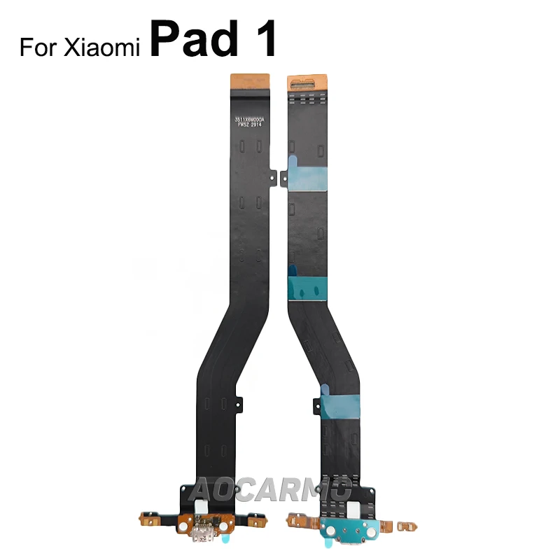 Aocarmo For Xiaomi Mi Pad 1 2 3 A0101 Pad1 PAD2 MiPad3 USB Charging Dock Connector Charge Port  Flex Cable Replacement Parts