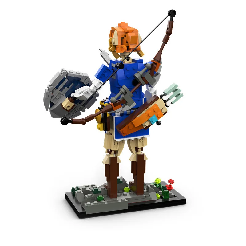 490PCS Hot Breath Of The Wild Swordsman New Popular Fantasy Adventure Building Blocks Set Toys for Kids Christmas Adults Gifts