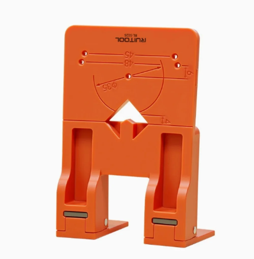 2.6mm Seam Retention Fixing Plate Adjustable Magnetic Suction Cabinet Installation Positioning Piece Hinge Assisted Drill Tools