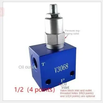 Pressure Regulating  V3068 Manual Adjustable Hydraulic  Safety  Relief  Relief  Pressure Regulating Val