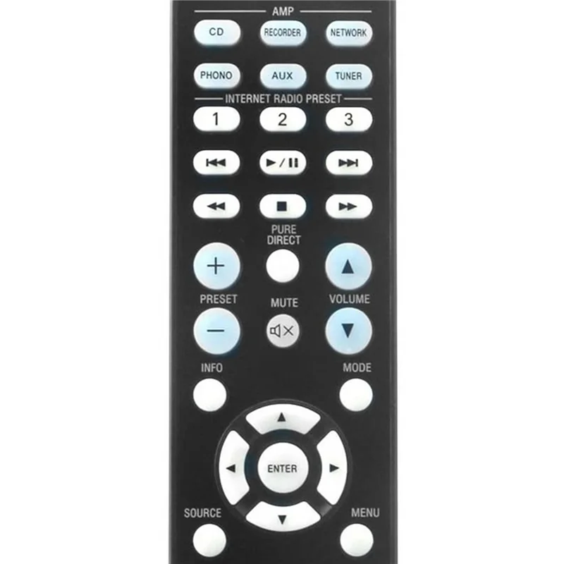 ABGI-5X Control remoto para Denon Home Theater RC-1173 RC 1173 RC-1197 DNP-720AE DNP-730AE PMA-720 PMA-520AE PMA-720AE