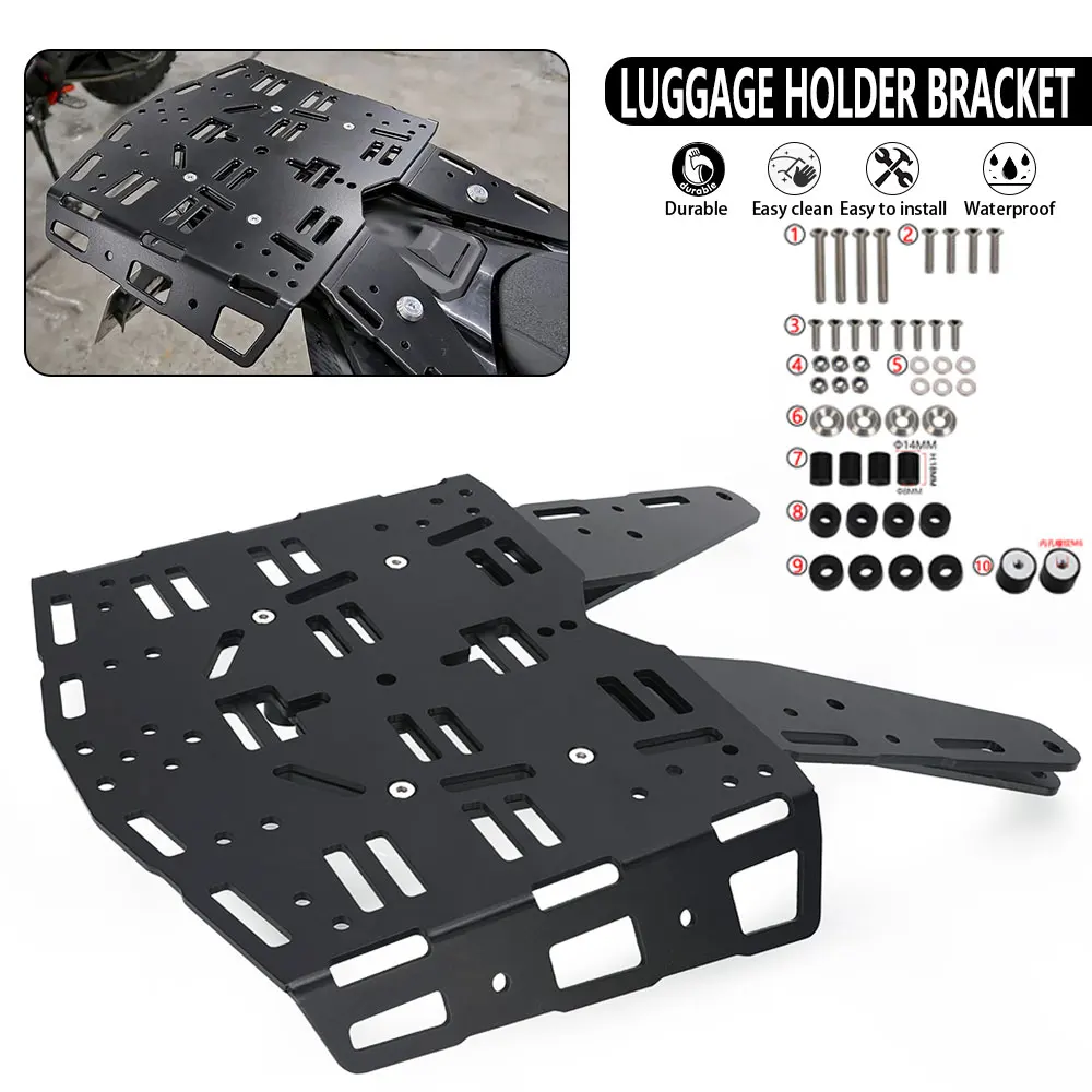 

Motorcycle Fit For KTM 690 ENDURO R / SMC R 2008 2009 2010 2011 2012 2013 2014 2015 2016 2017 2018 Rear Luggage Rack Cargo Rack