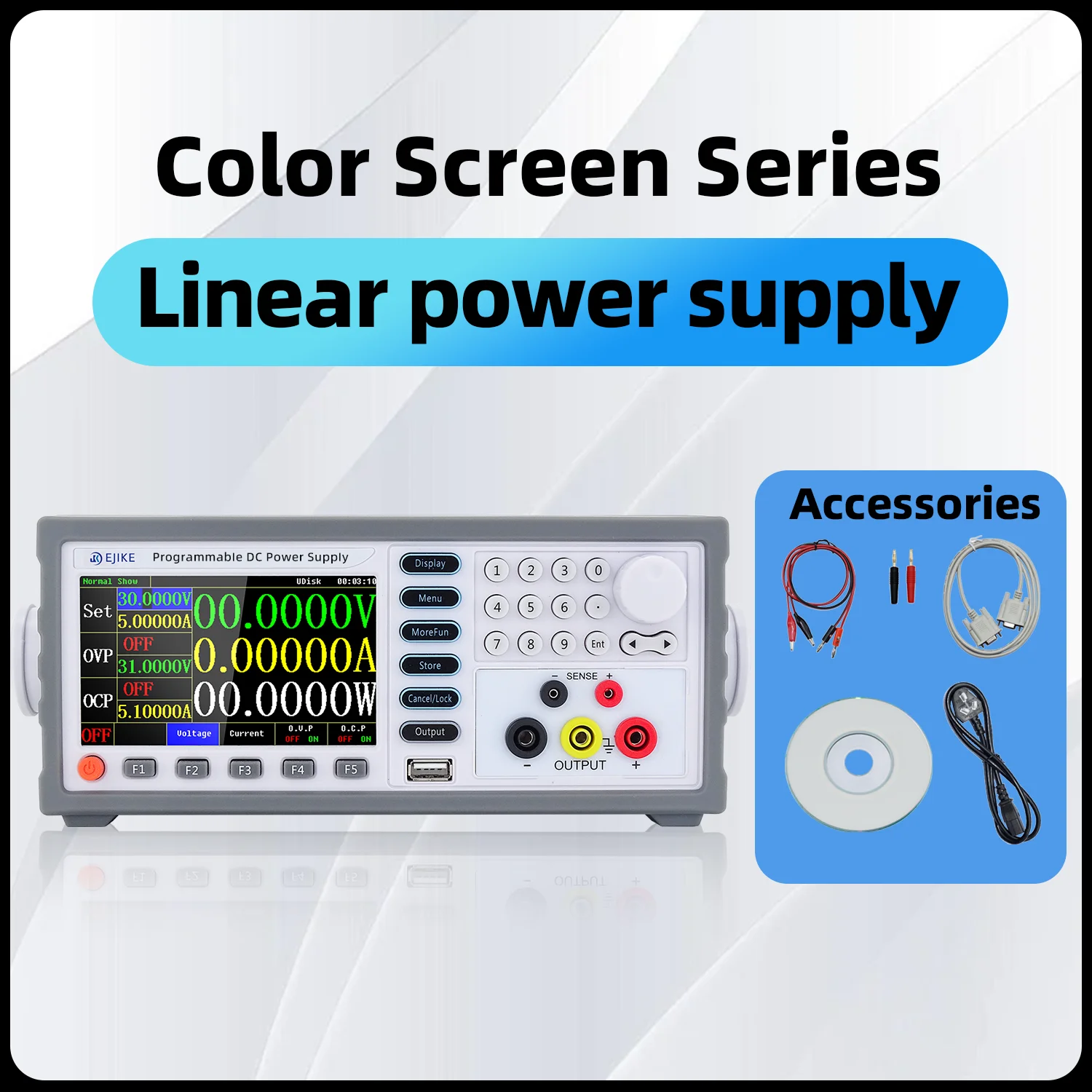 DC Linear Power Supply 30V10A 5A Variable Bench Power Supply Adjustable Lab Power Supply 60V 5A 150V 3A Voltage Regulator Repair