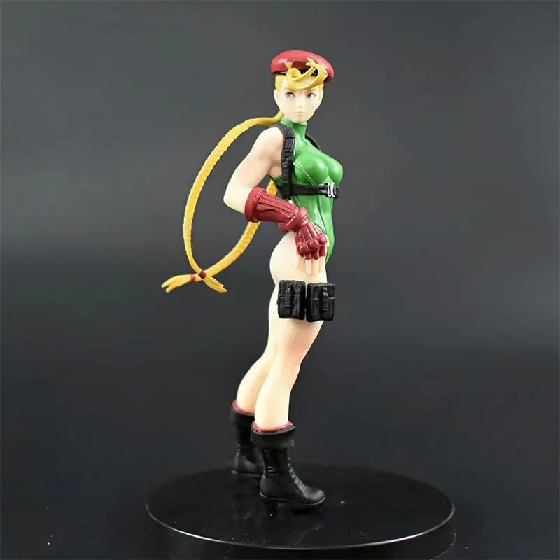 17cm Anime Street Fighter Cammy Sexy Girl Figure Pop Up Parade Figurines Action Figure Model Toys Room Decoration