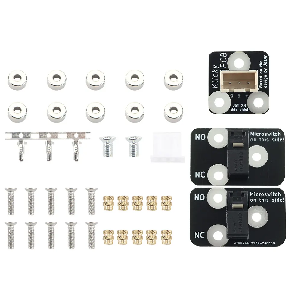 FYSETC PCB Klicky Kit drukarka 3D automatyczne D2F-01/D2F-01L/D2HW-A201D Z zestawy do samopoziomowania dla Voron Klicky zestaw sondy Impressora