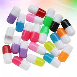 100 Pcs Earring Accessories Parts Manual Small Capsule Beads Jewelry Making Earrings Pill