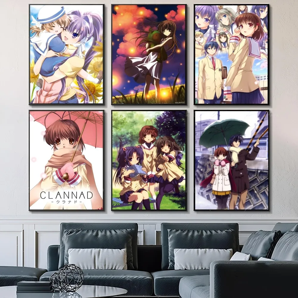 C-CLANNAD Poster Paper Print Home Living Room Bedroom Entrance Bar Cafe Art Painting Decoration