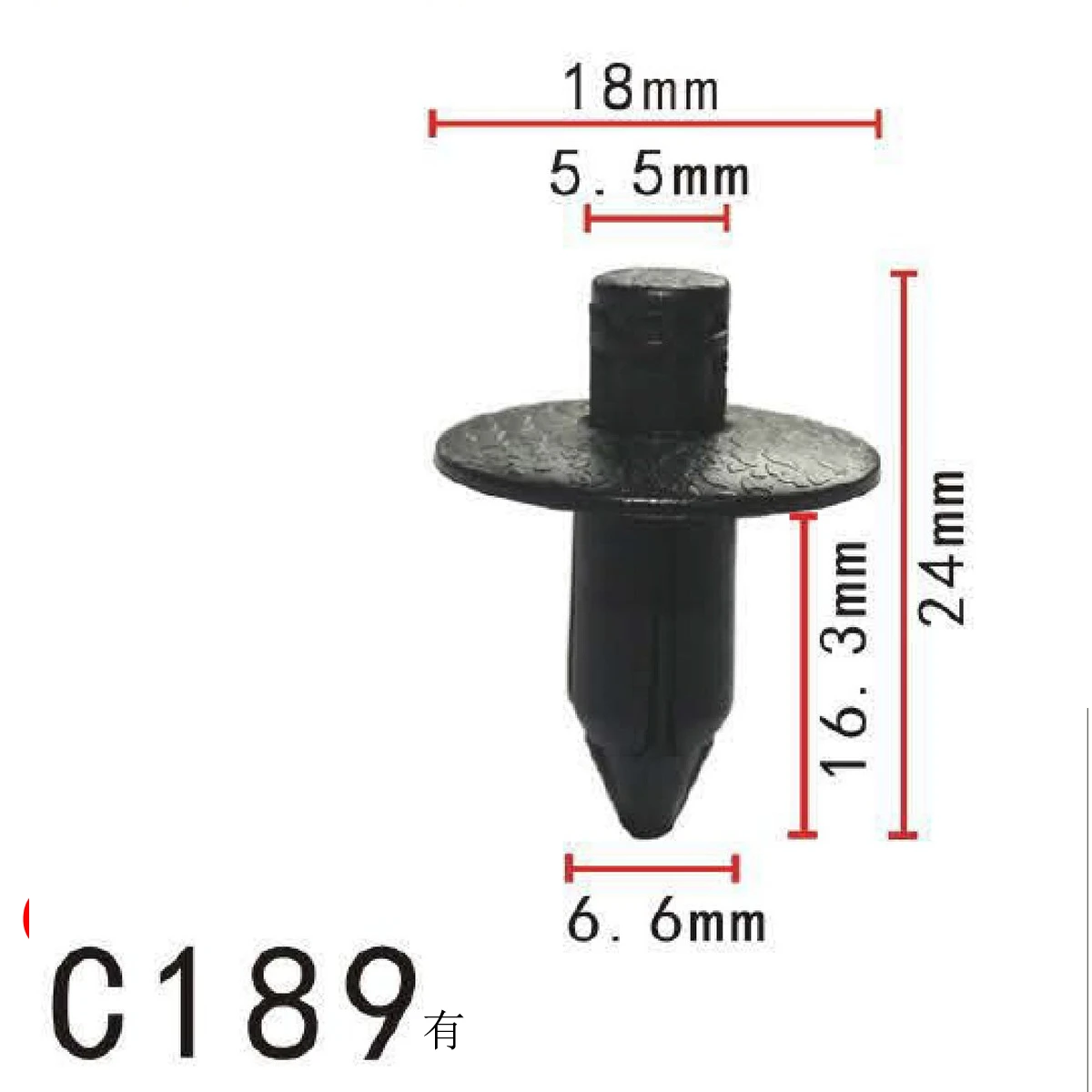 10/100x OEM Nylon Fastener Rivet Push-Type Retainer Clip for Nissan 80999-05N07 8099905N07 Toyota 90467-07043 9046707043