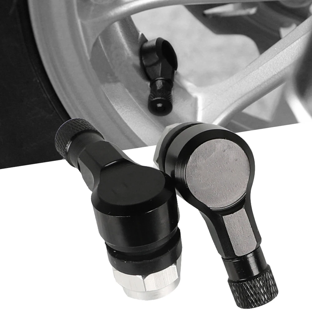 For Yamaha YZF R6 R1 R1M R3 YZF-R6 YZF-R1 YZF-R3 Motorcycle Accessories 90 Degree CNC Wheel Tire Valve Stem Caps Airtight Covers
