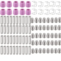 Kit d'accessoires consommables pour électrode à pointe, découpeur plasma, WSD60, G55, 60A, AG-60, WSD60P, AG60, 100 pièces