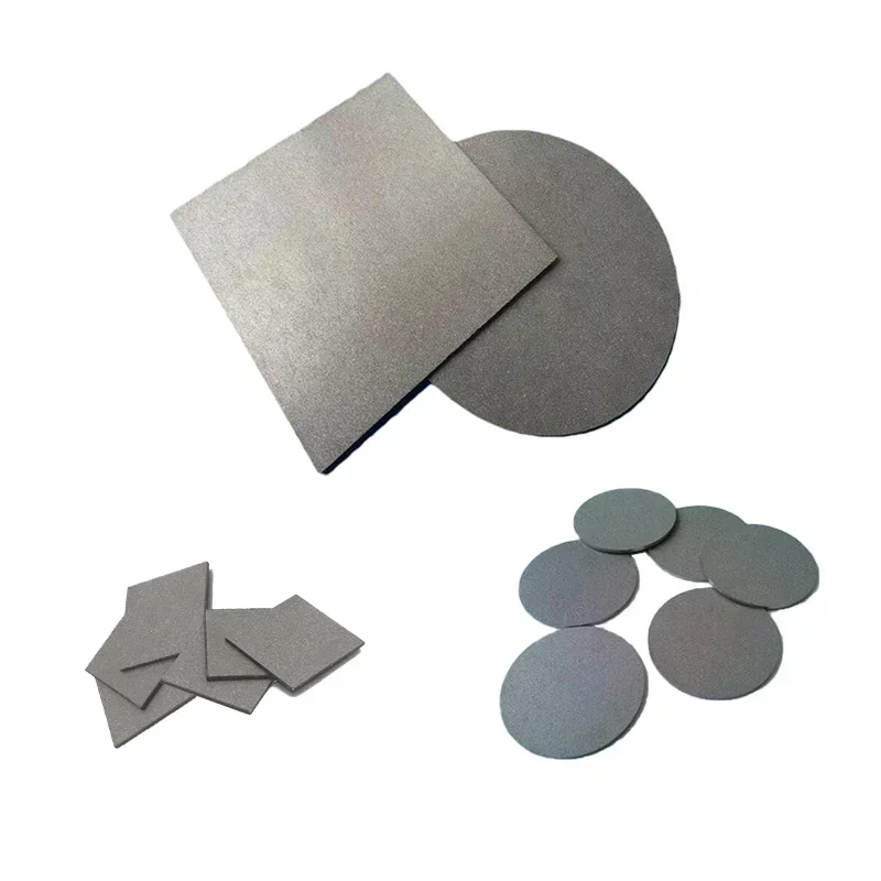 

Corrosion resistant porous foam titanium/high temperature resistant filter material