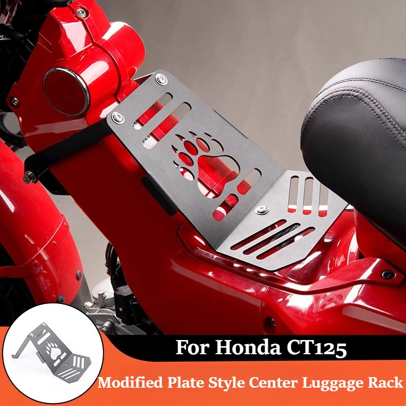 High Quality Iron Motorcycle Center Luggage Rack Modified Cargo Carrier Accessories For Honda CT125 Hunter Cub Trail 125