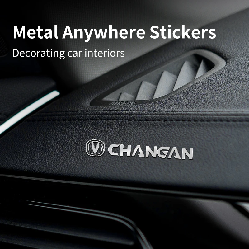 3D Metal Car Emblem Logo adesivi decorativi Badge Decal Interior Styling per Changan CS75 CS35 CS55 CS15 CS85 CS95 CX70 CX20