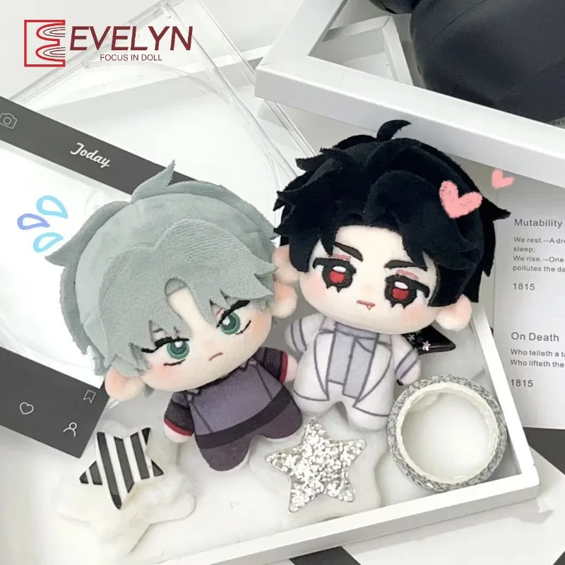 Evelyn 10cm Anime Lovely Plush Toy Starfish Body Mini Cotton Doll Game Decoration Doll Pendant Keychain Toy Birthday Gift