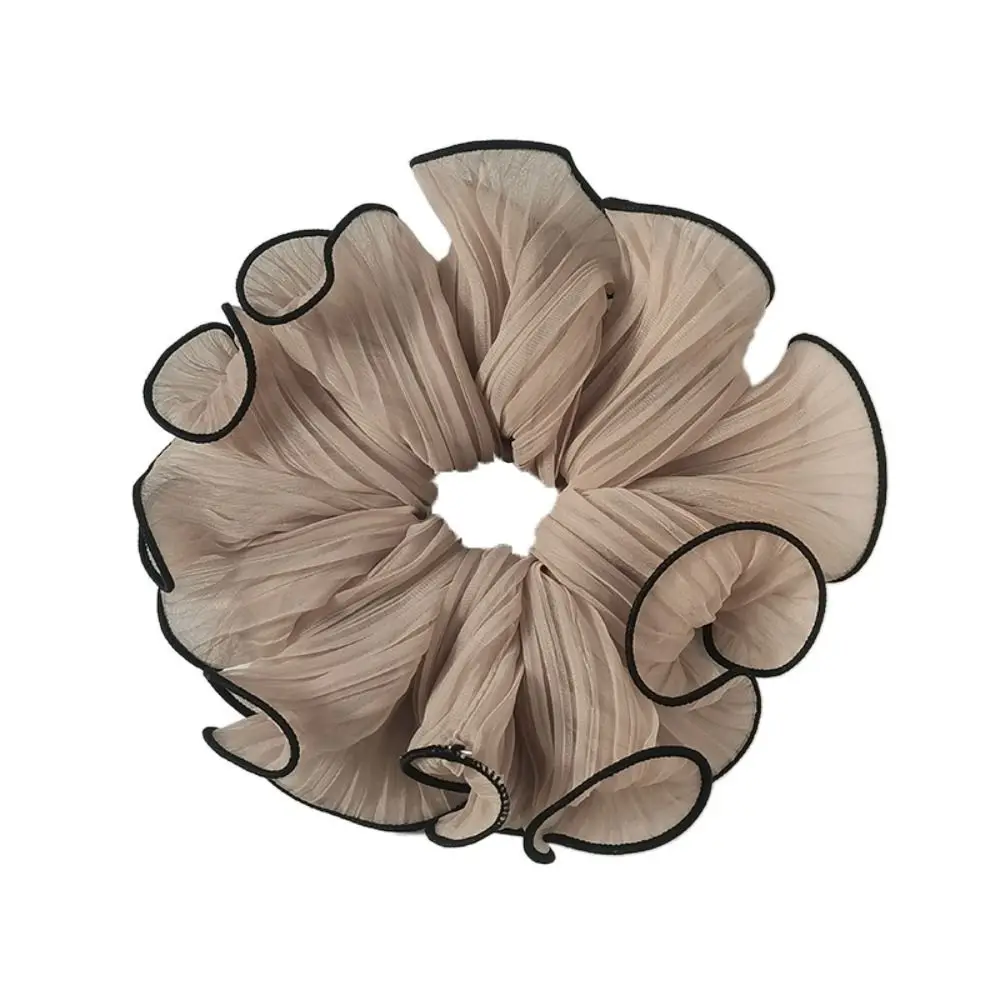 Wrinkle Chiffon Hair Scrunchies Korean Style Ponytail Holder Exaggerated Hair Band Hair Rubber Bands Hair Accessories