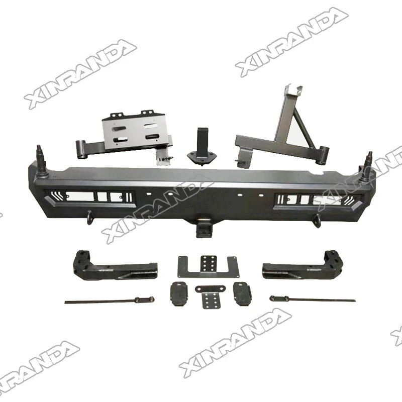 High Quality Multipurpose Steel Rear Bumper With Towbar Car Rear Bumper For Suzuki Jimny Accessories JB64 JB74 2018+