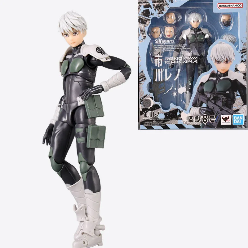 BANDAI ORIGINALE SHF ANIME MONSTER 8 SERIE RENO ICHIKAWA YABEMINA Action Figure Giocattoli Per Ragazzi/Ragazze Regalo Modello Da Collezione