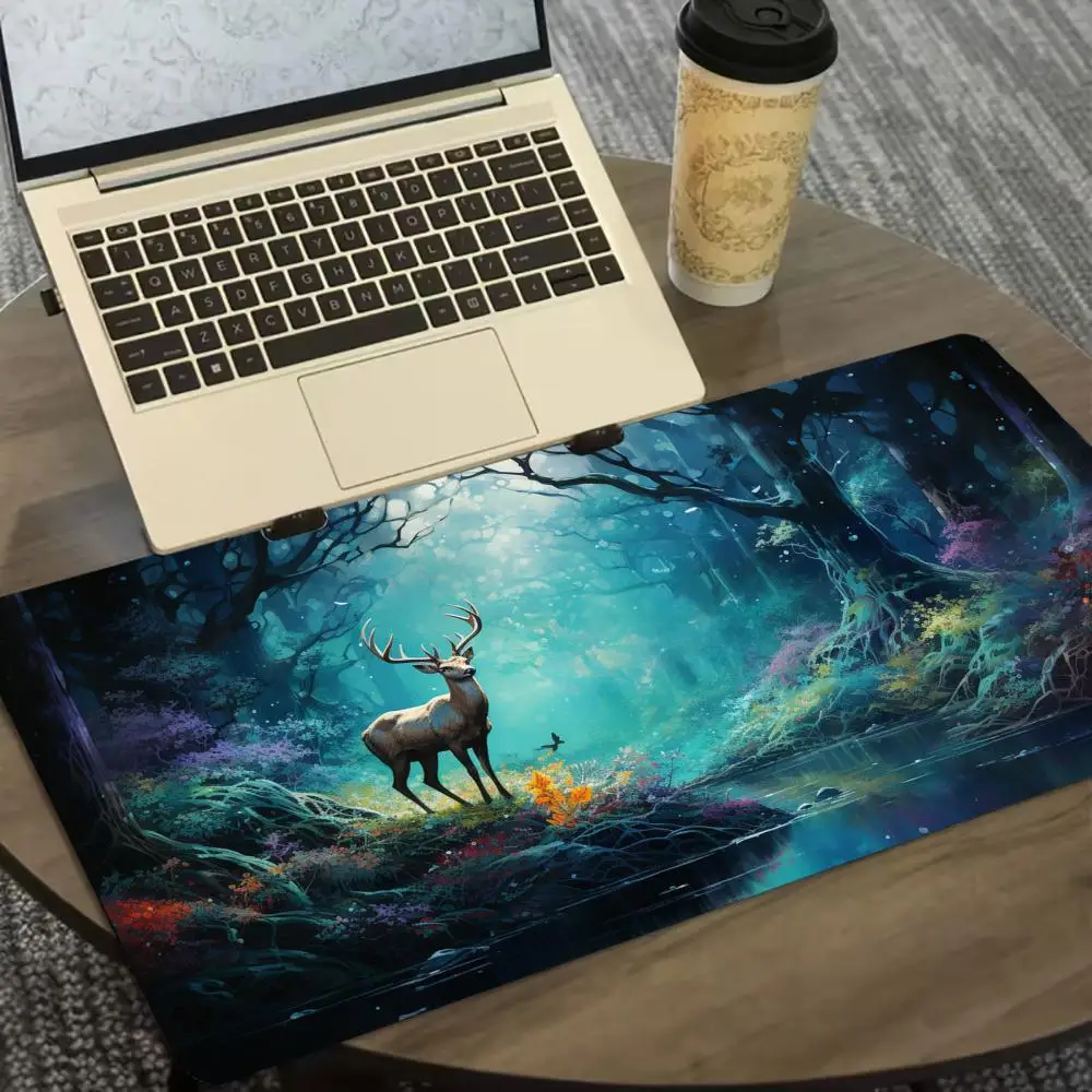 Computer Laptop Mouse Pad Office Men women Large Advanced Minimalist Desk Mat Gaming Mousepad Rubber Bottom Non-Slip Cushion