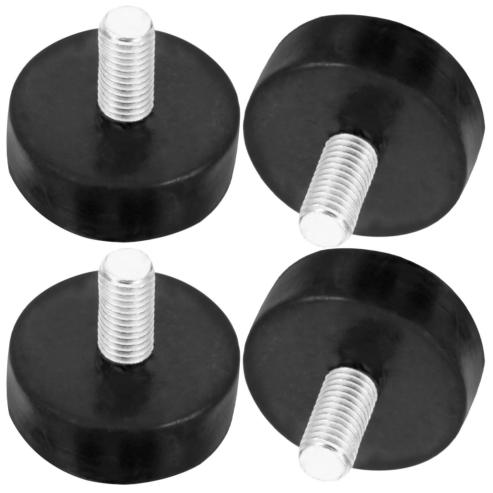 

4Pcs Adjustable Rubber Feet Shock Absorber Heavy Duty Furniture Levelers Antislip Table Leg Pads Rubber Feet for Furniture