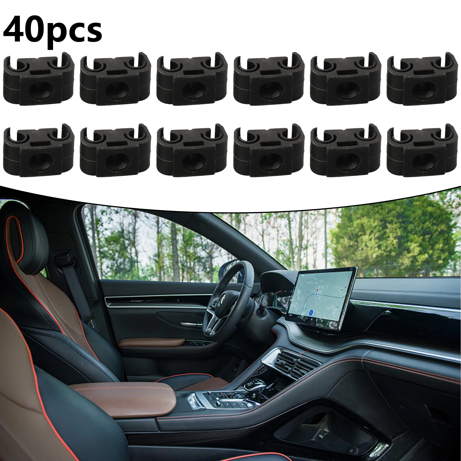 FOR SKODA A4 S4 A6 Line Clip Elegant Ergonomic Holder Comfortable Customizable Innovative Modern Plastic Sleek