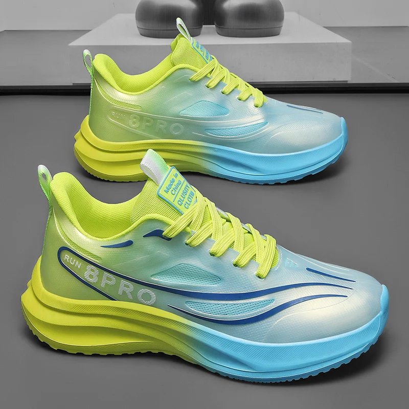 

2025 Spring and Autumn Sports Shoes Men's Travel and Leisure Shoes Breathable Mesh Running Shoes Men's Shoes