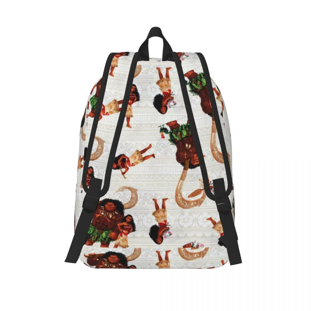Custom Moana And Friends Laptop Backpack Men Women Basic Bookbag for College School Student Bag
