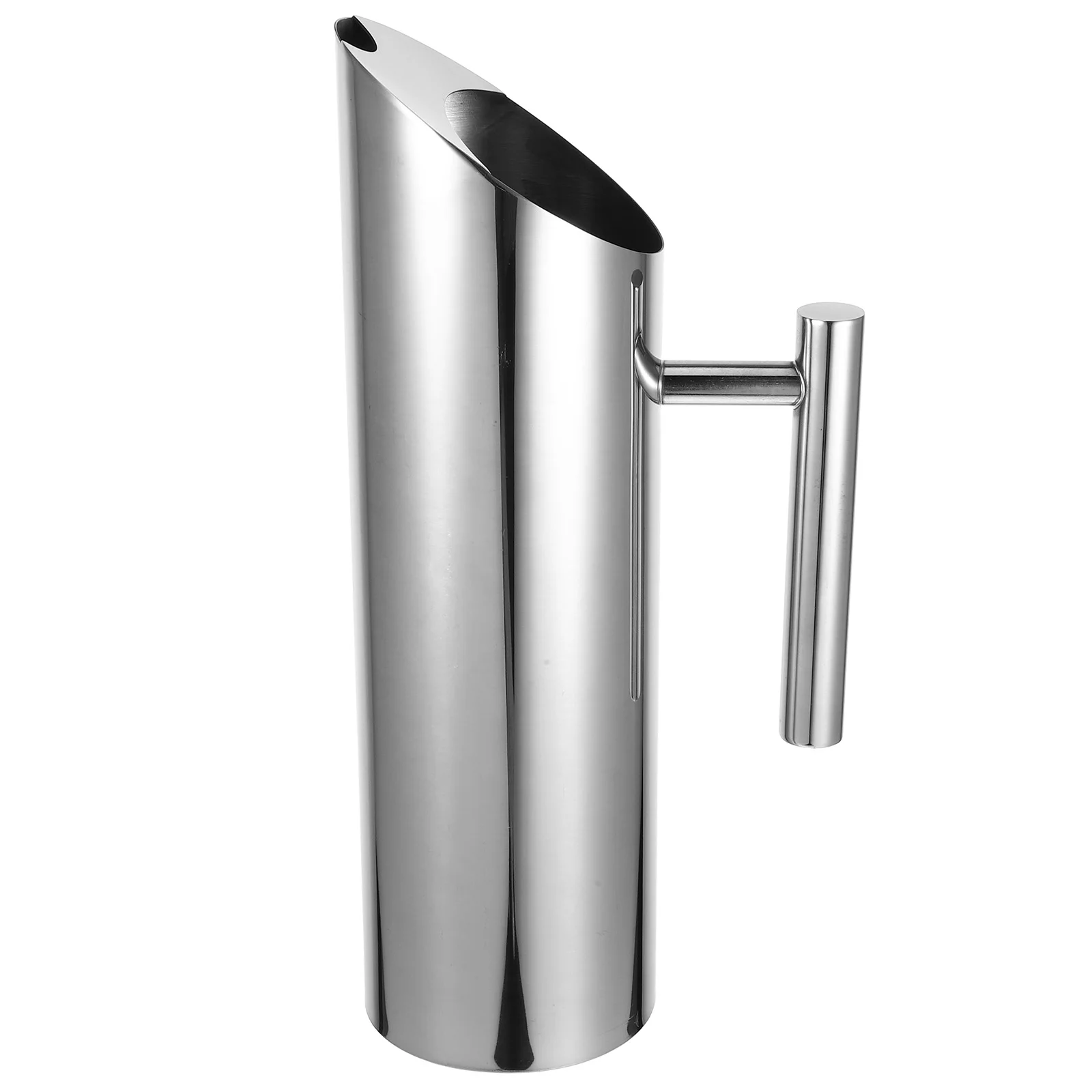 

Stainless Steel Juice Jug Cold Drinking Pitcher Metal Water Bottle Cooling Tea Kettle Reusable Large Kitchen Barware